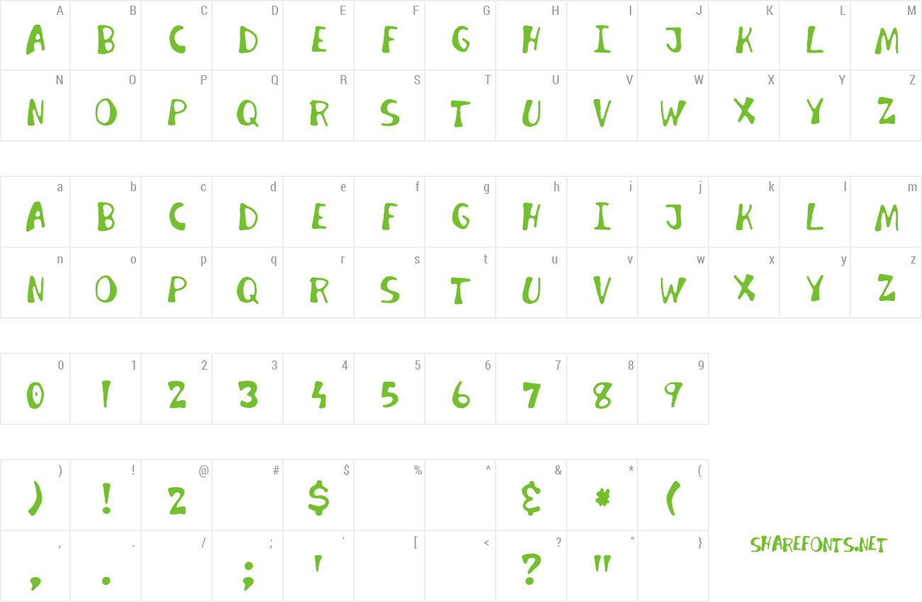 Font Invader Candy preview